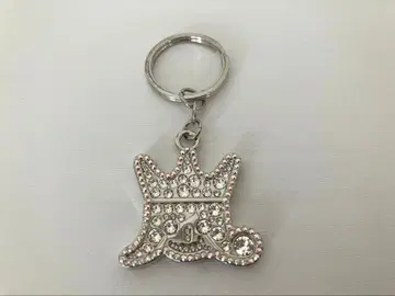 폭풍을 여행하는 전시회 스와로브스키 키링 실버