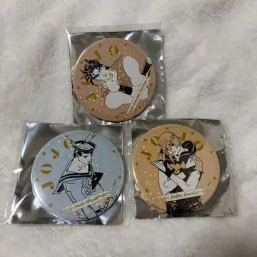 죠죠 월드 홀로그램 캔뱃지 조셉 사다스케 죠디오