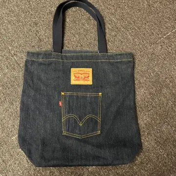 리바이스 토트백 인디고 데님