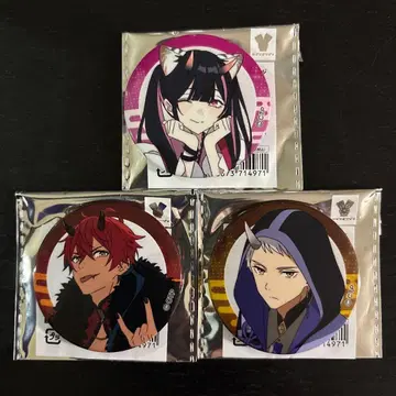 초 카구야 공주 TSUTAYA 캔뱃지 블랙 오닉스