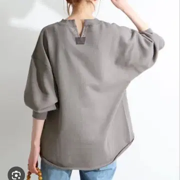 IENA LA BOUCLE 드라이 코튼 쭈리 풀오버 맨투맨