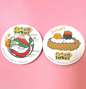 하이큐!! 구데타마 콜라보 캔뱃지 히나 유리 히나타