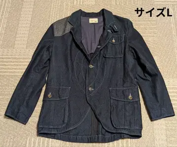 graphzero(그래프제로) 데님 테일러드 자켓 인디고