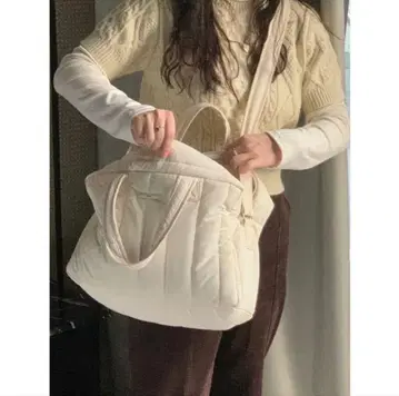 Olivet 한국 백 padded cross bag (white)