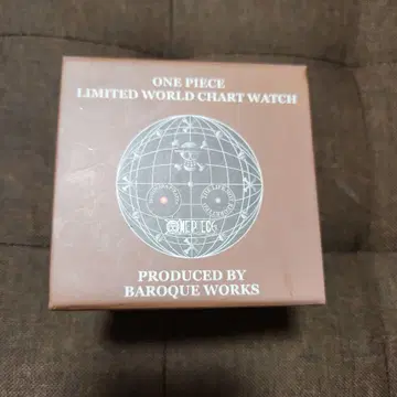 ONE PIECE 한정판 세계 지도 손목시계