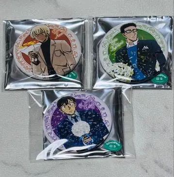 명탐정 코난 톰스 꽃다발 캔뱃지 아무로 후루야 타카기