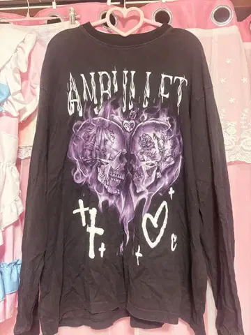 VOLCAN & APHRODITE 스컬하트 롱T