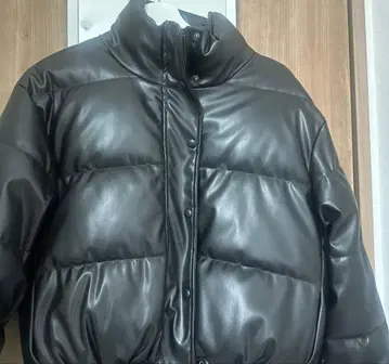 SHEIN 가죽 숏 다운