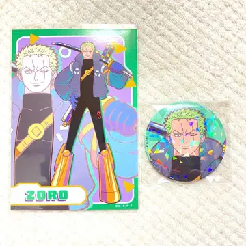 조로 무기와라 스토어 출장점 마루이 캔뱃지 브로마이드 ONE PIECE