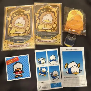 산리오 오리 페클 페클 아크릴 스탠드 씰 세트