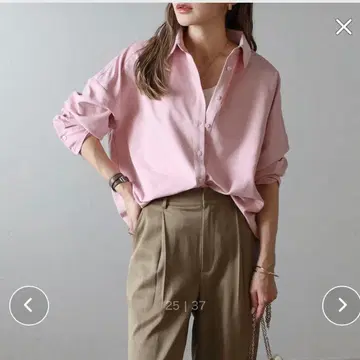 피치 스킨 베이직 셔츠