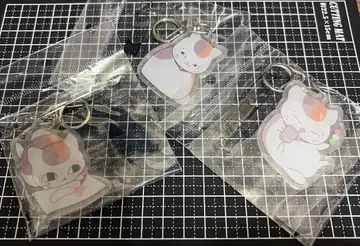 나츠메 우인장 냥코 선생님 아크릴 키링 3개 세트