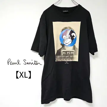 [새상품급] PS Paul Smith 폴스미스 프린트T셔츠 블랙 XL