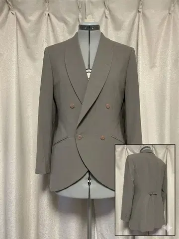 이세이 미야케 올리브 그레이 테일러드 자켓