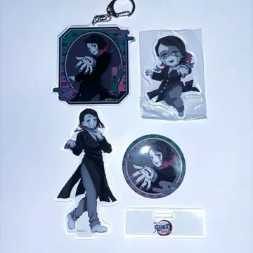 엔무 아크릴 스탠드 캔뱃지 귀멸의 칼날 아크릴 키링