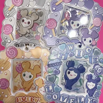 TWICE 카드 홀더 다현 사나 쯔위 지효