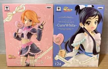 미사용 빛의 전사 프리큐어 큐어 블랙-B 큐어 화이트-A 2체 세트