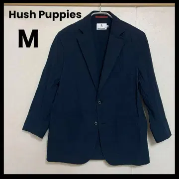 허시파피 자켓 얇은 소재 네이비