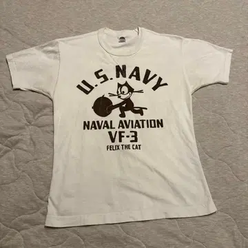 토이즈 맥코이 T셔츠 WILD CAT F4F-3 S사이즈