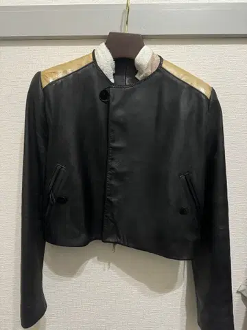 노부유키 마츠이 가죽 자켓