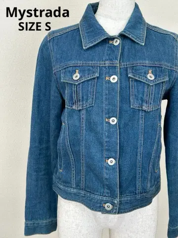 마이 스트라다 데님 자켓 36 S 인디고 G면 봄