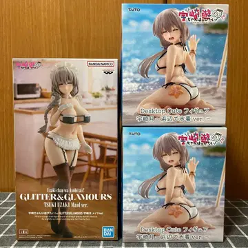 우자키 양은 놀고 싶어! 우자키 츠키 피규어 3종 세트