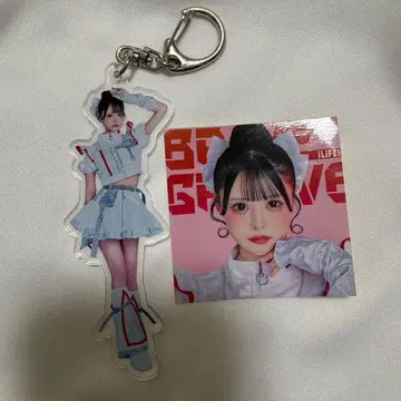 iLiFE! 코코하나 리리 아크릴 키링 스티커 2점 세트