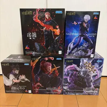 주술회전 피규어 5체 세트 고죠 사토루, 스쿠나, 마허라, 쵸소우