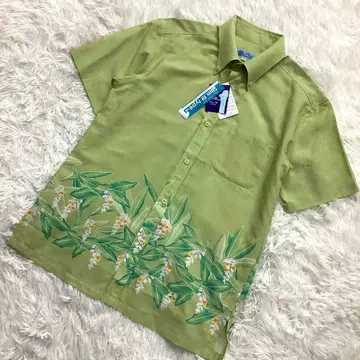 카리유시 웨어 L 고급 정장 품위 쿨 비즈 남성용 반팔 오키나와 업무