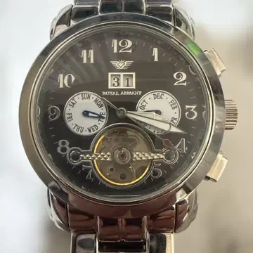 ROYAL ARMANY 자동 와인딩 새상품급