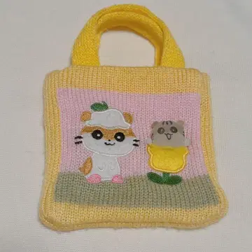 코로코로쿠리린 자수백 미니 파우치 니트 헤이세이 레트로 산리오