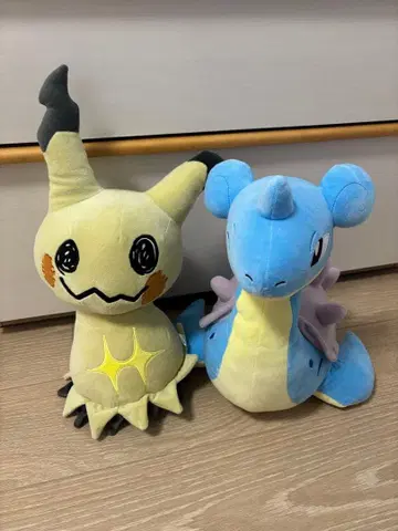 포켓몬 미미큐와 라프라스 봉제 인형 묶음 판매