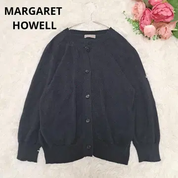마가렛호웰 코튼 니트 가디건 워셔블 7부 소매
