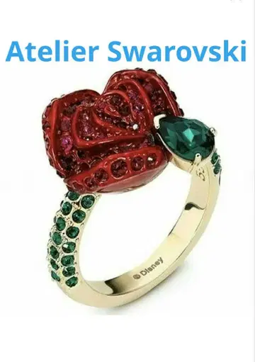 아틀리에 스와로브스키 미녀와 야수 장미 로즈링 52