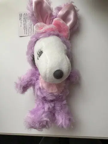 [ USJ 한정판 ] 스누피 벨 봉제 인형 부활절 토끼 보라색