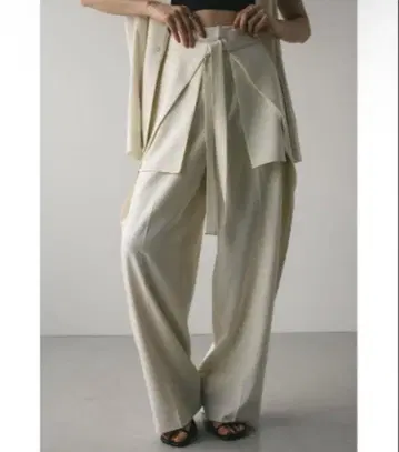 새상품급 STYLEMIXER 스타일믹서 스티치 라인 랩 팬츠