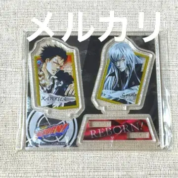 리본 아크릴 스탠드 XANXUS&스쿠알로