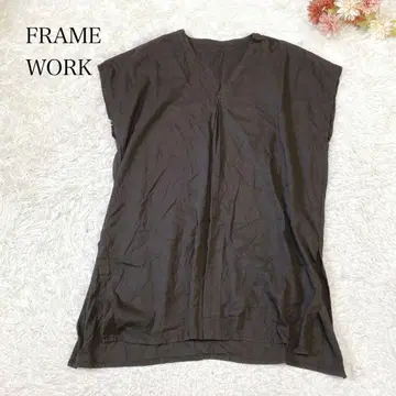 s2689 [프레임워크] 슬리브리스 티셔츠 코튼 100% V넥