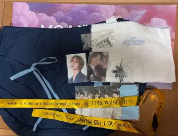 TXT 업그레이드 특전 가방 슬로건 포토카드 범규