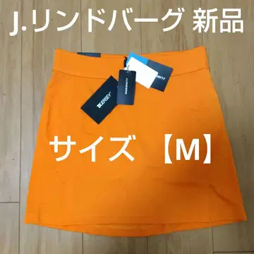 J.Lindeberg 오렌지 스커트 사이즈 [ 40 M ] 미사용 새상품