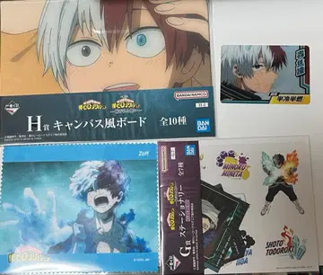 zoff 안경닦이 제일복권 하위상 토도로키 쇼토 세트