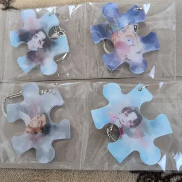 귀멸의 칼날 퍼즐 피스 참 코하쿠&코유키 코유키&케이조 2점 세트