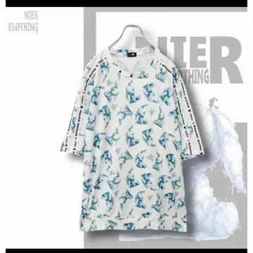 NieR SLEEVE LOGO UNISEX BIG TEE [RABBIT]