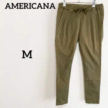 AMERICANA 아메리카나 캐주얼 팬츠 카키 빈티지 코디