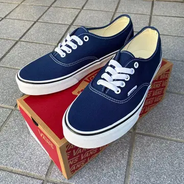 반스 US 기획 오센틱 인디고 네이비 네이비 28cm