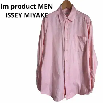[레어] im product MEN ISSEY MIYAKE 셔츠 핑크 L