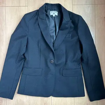 UNIQLO 이네스 콜라보 블레이저 테일러드 자켓 울 혼방 네이비