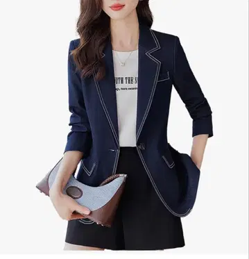 테일러드 자켓 네이비