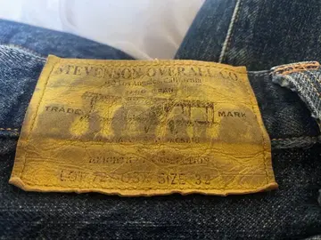 STEVENSON OVERALL 727OSX 그린 셀비지