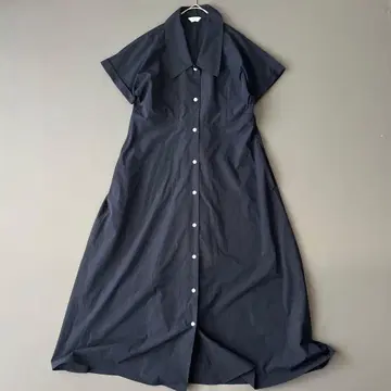 SHIPS any 플랫 칼라 V넥 플레어 원피스 F